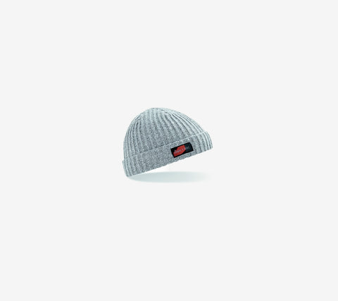 GREY SHORT BEANIE AXR